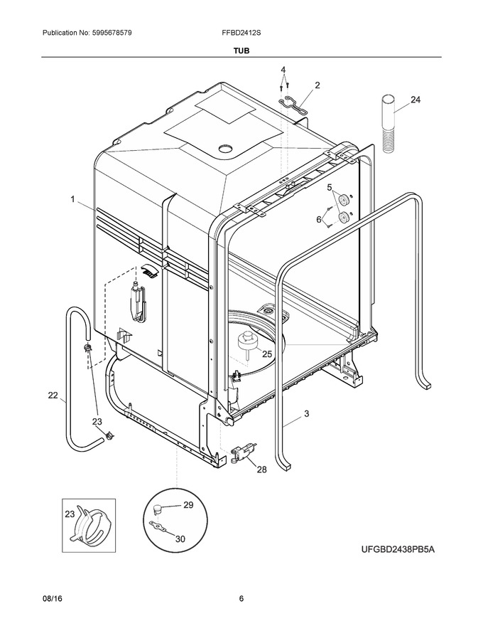 Diagram for FFBD2412SB0A