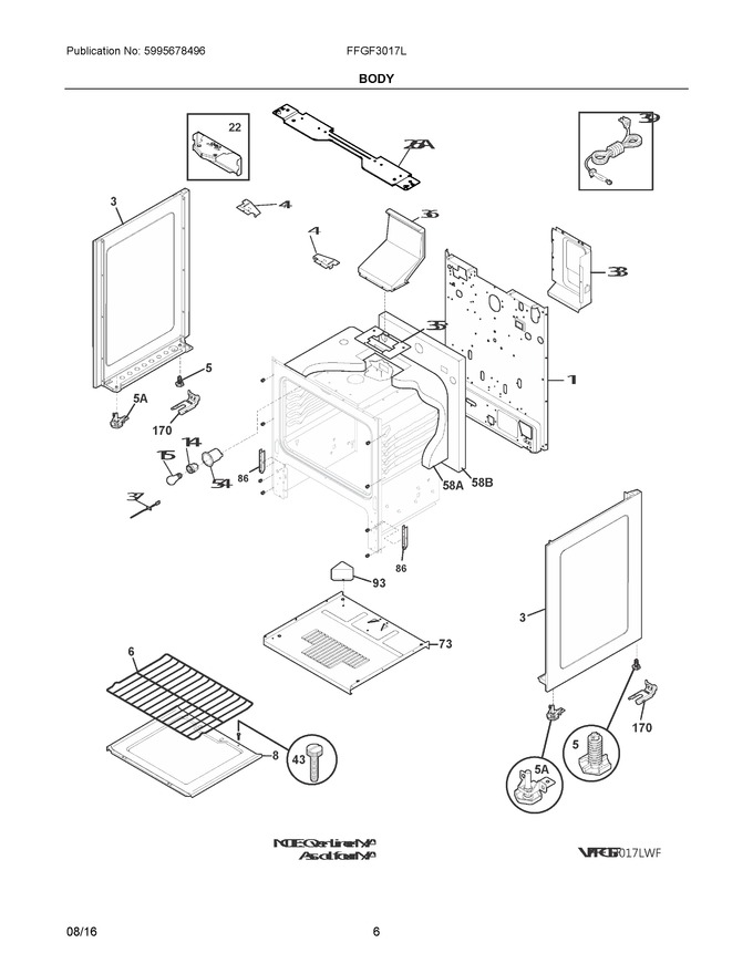 Diagram for FFGF3017LWH
