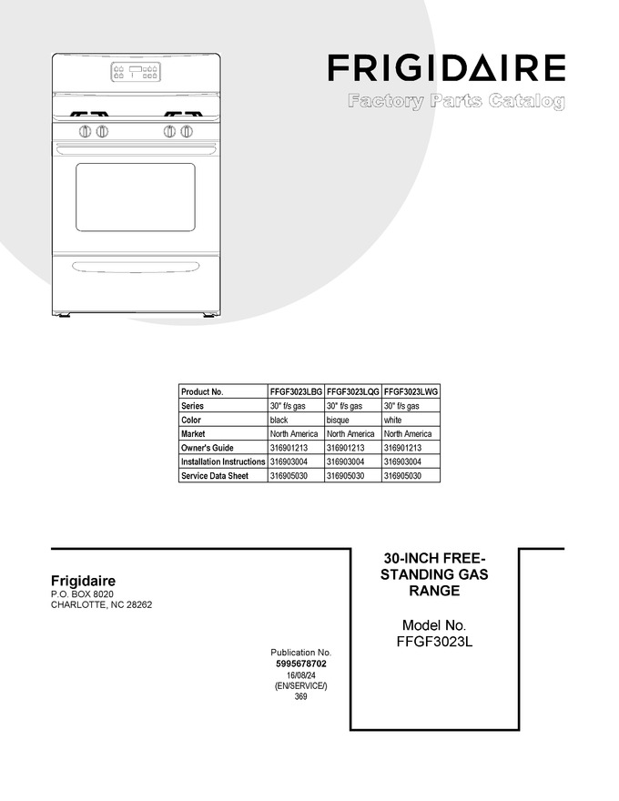Diagram for FFGF3023LBG
