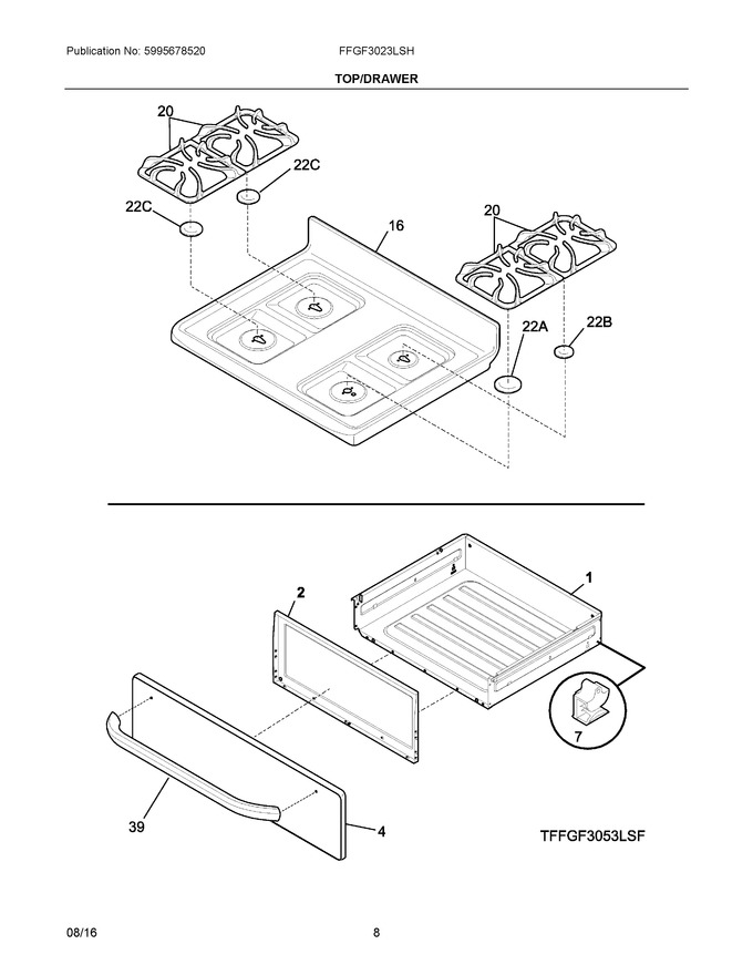 Diagram for FFGF3023LSH