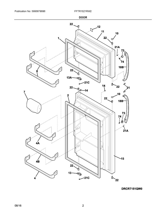 Diagram for FFTR1521RW2
