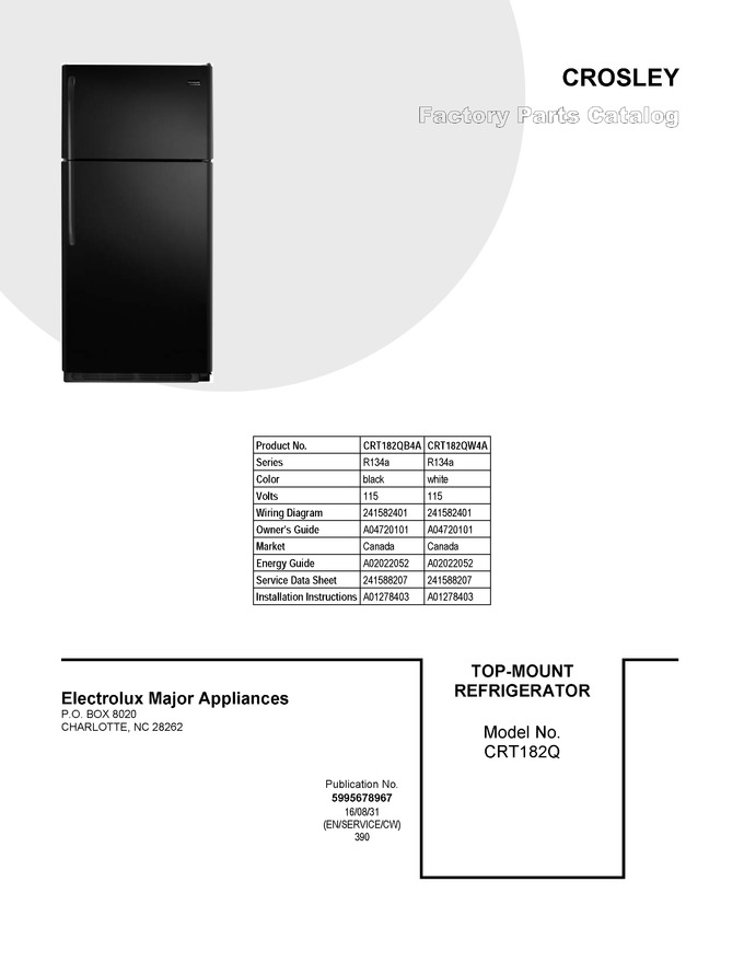 Diagram for CRT182QW4A