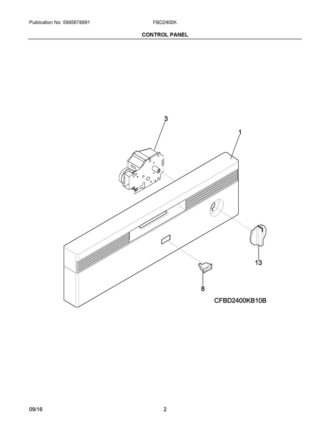 Diagram for FBD2400KS8B