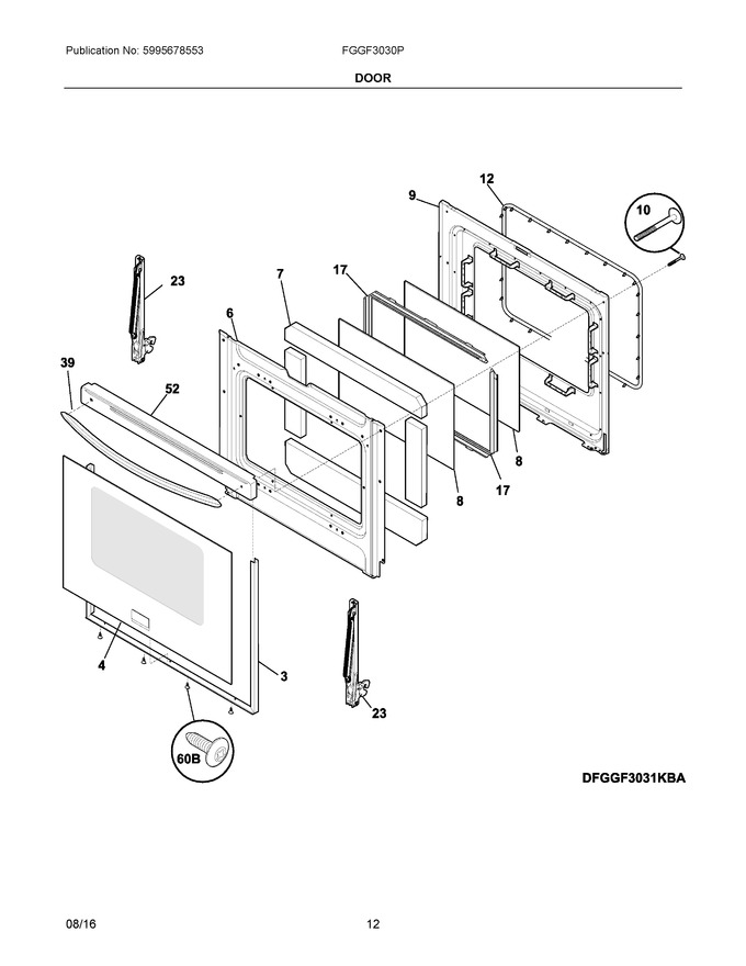 Diagram for FGGF3030PBD