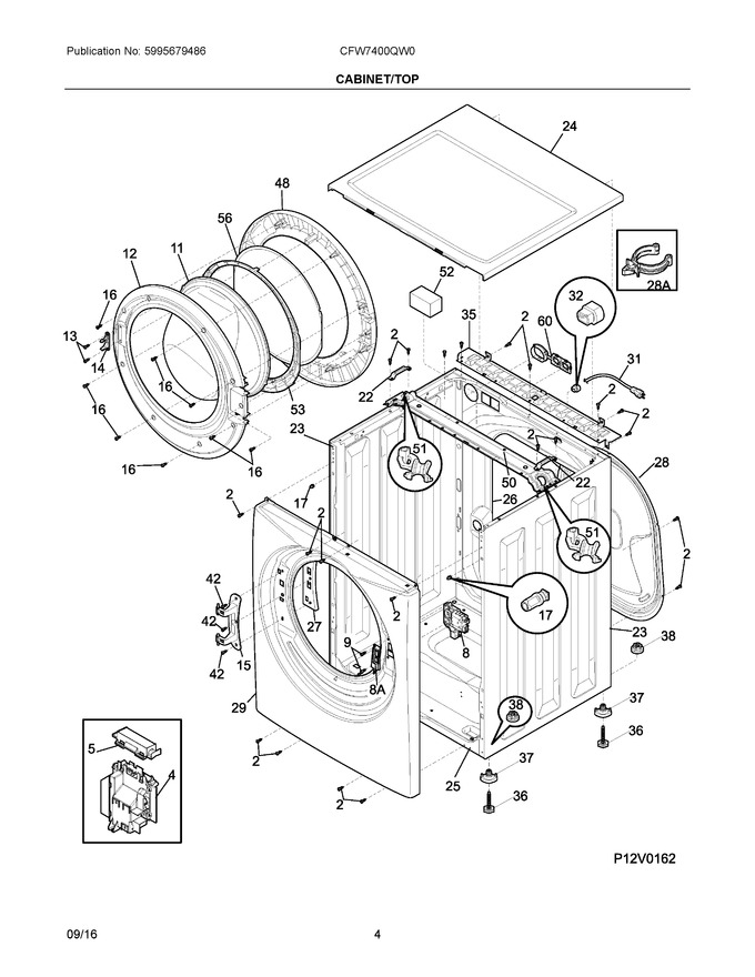 Diagram for CFW7400QW0