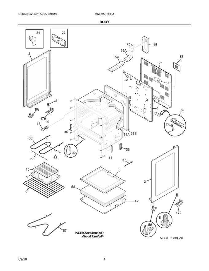 Diagram for CRE3580SSA
