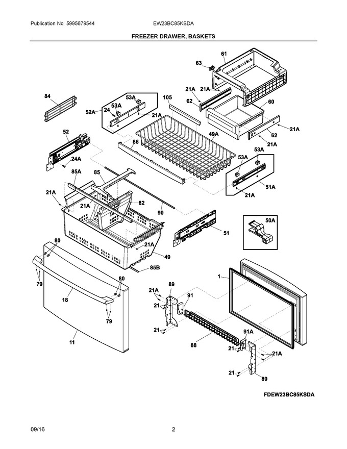 Diagram for EW23BC85KSDA