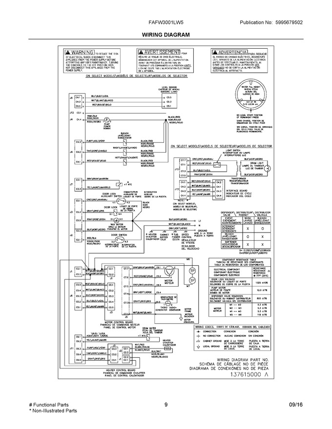 Diagram for FAFW3001LW5