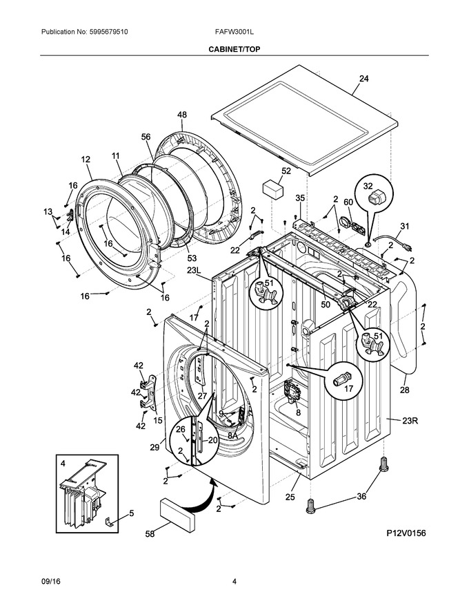 Diagram for FAFW3001LW6