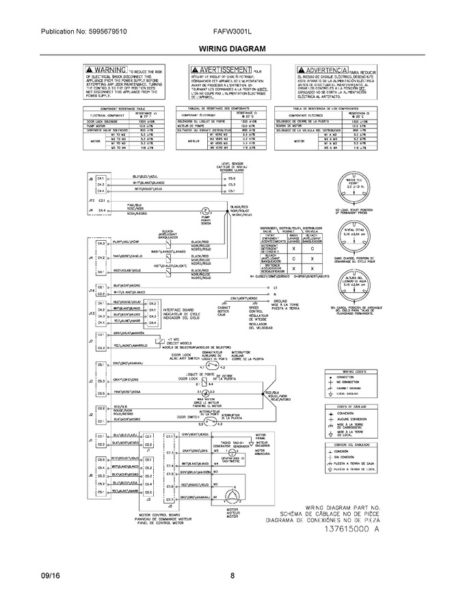Diagram for FAFW3001LW7