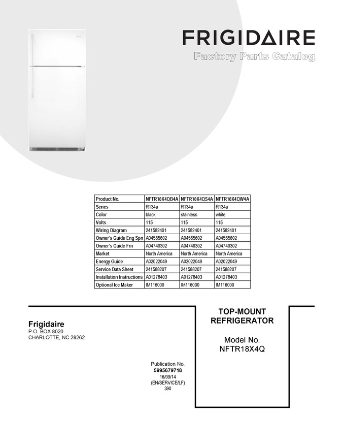 Diagram for NFTR18X4QW4A
