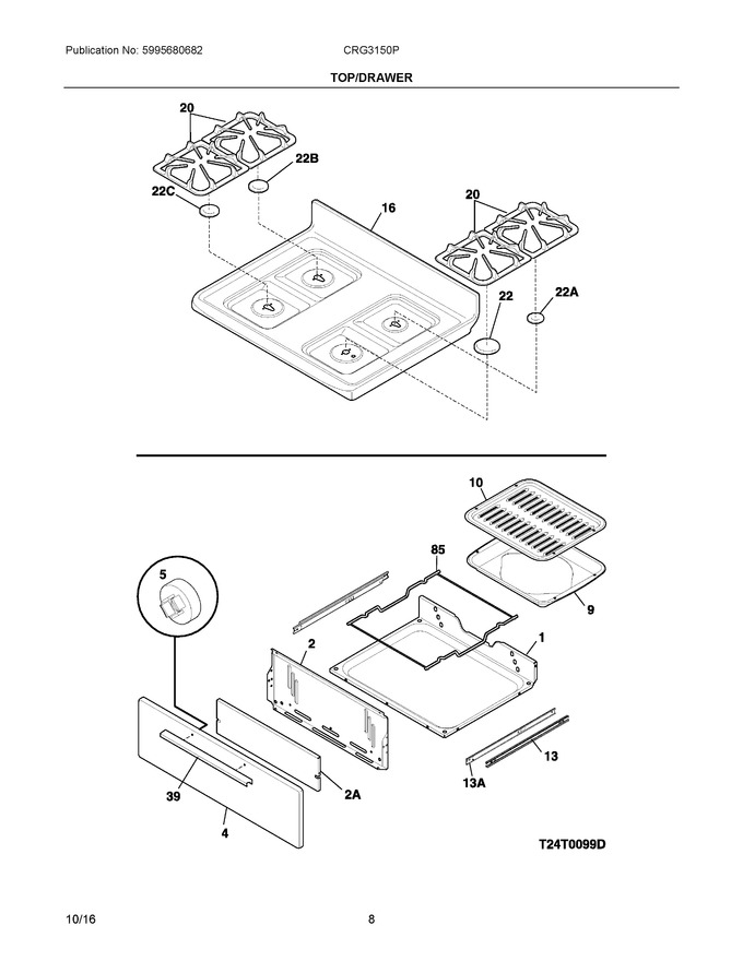 Diagram for CRG3150PWD