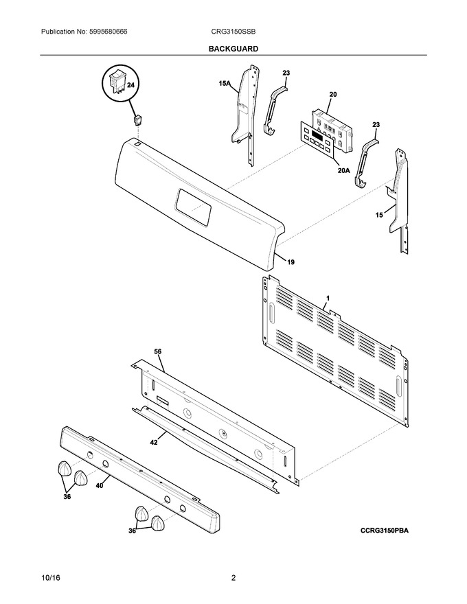 Diagram for CRG3150SSB
