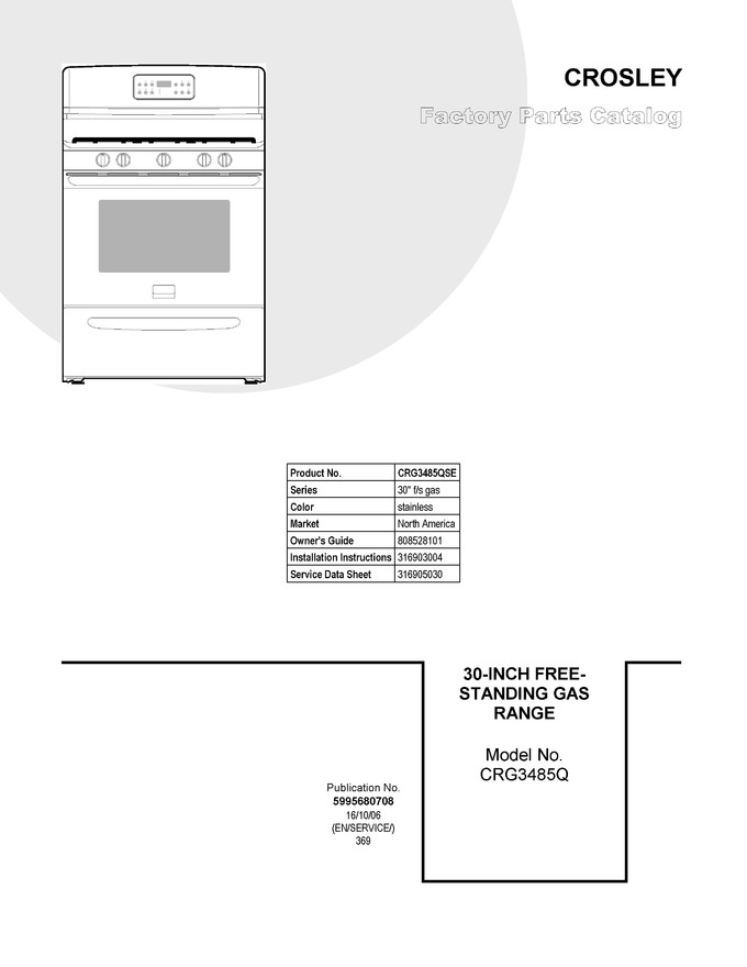 Diagram for CRG3485QSE