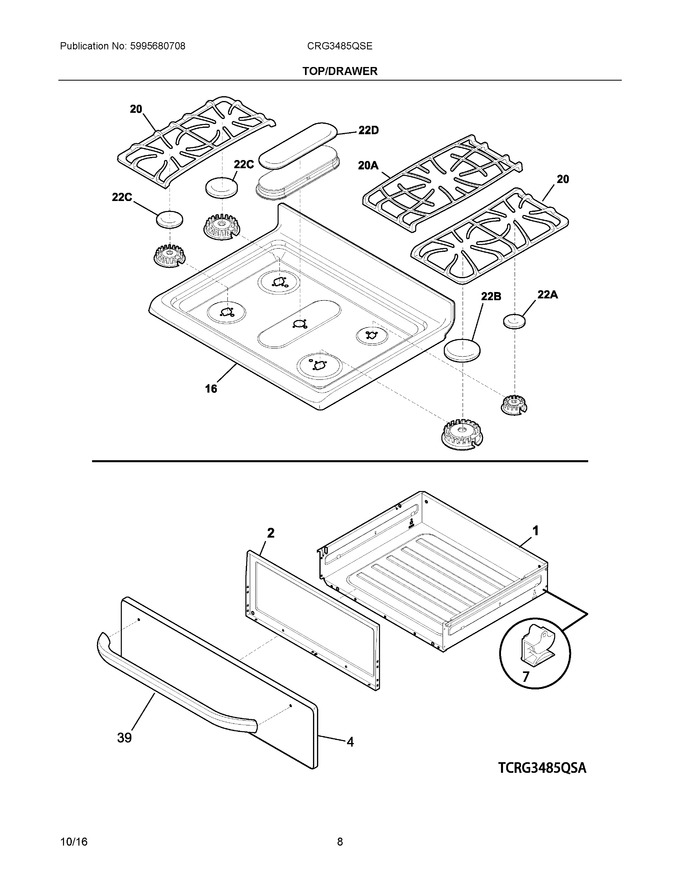 Diagram for CRG3485QSE