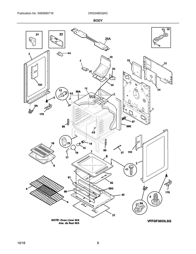 Diagram for CRG3485QWC