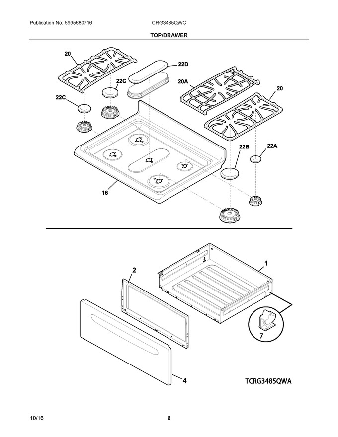 Diagram for CRG3485QWC