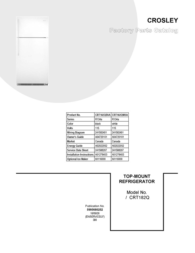 Diagram for CRT182QB5A