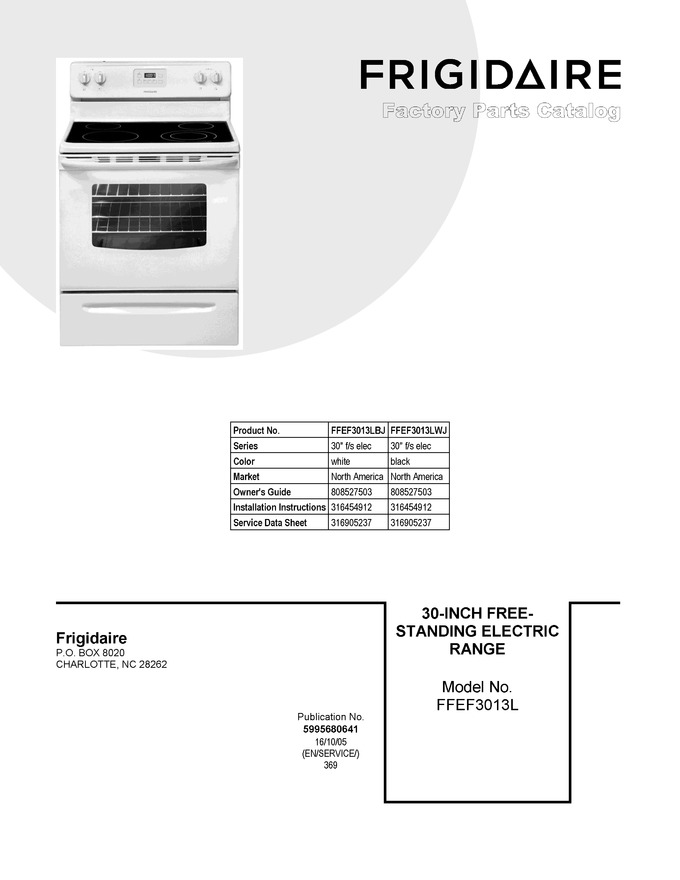 Diagram for FFEF3013LBJ