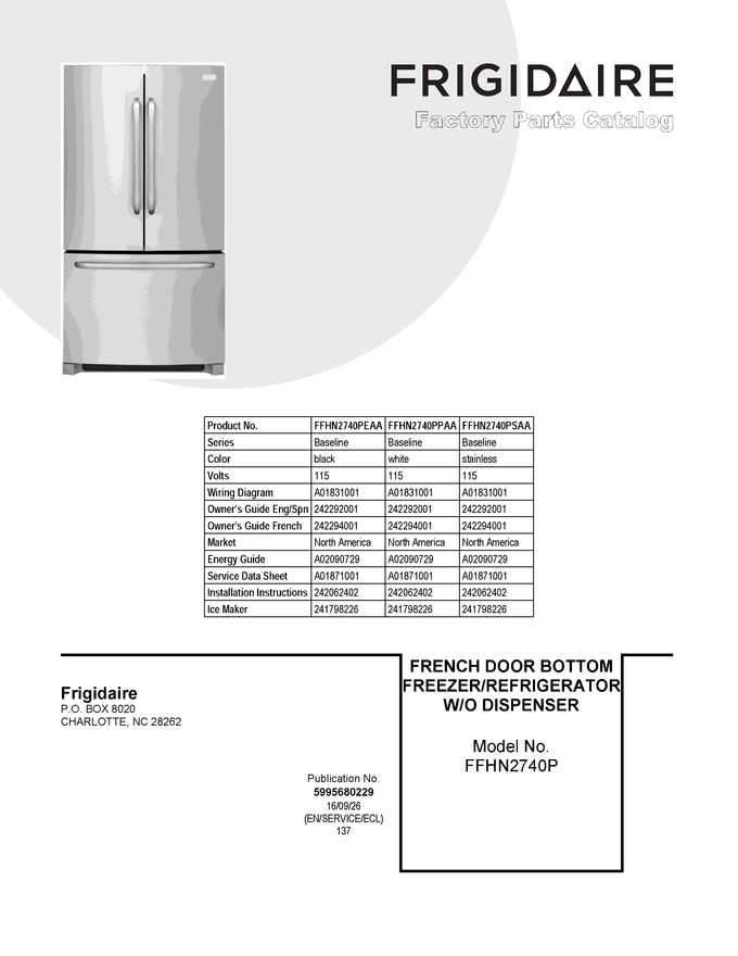 Diagram for FFHN2740PPAA