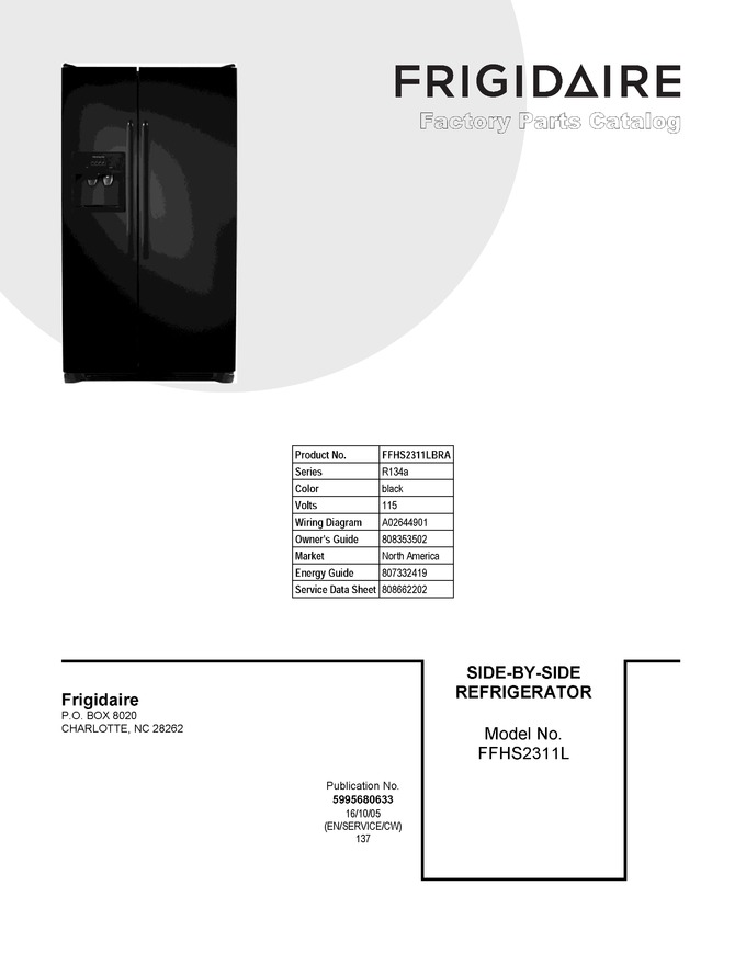 Diagram for FFHS2311LBRA