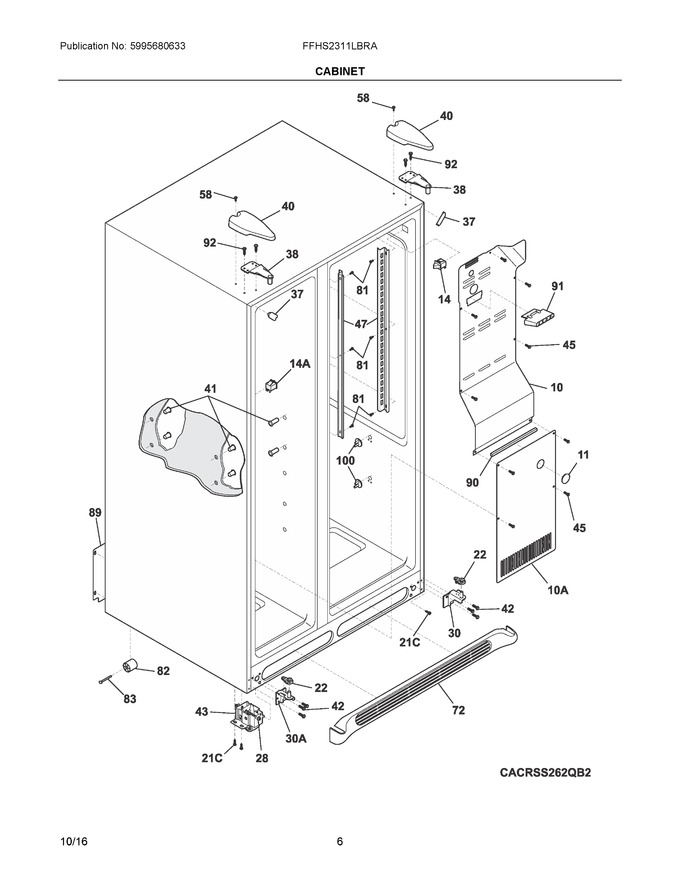 Diagram for FFHS2311LBRA