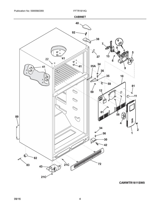 Diagram for FFTR1814QW5A