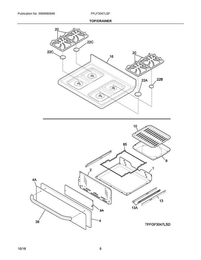 Diagram for FFLF3047LSF
