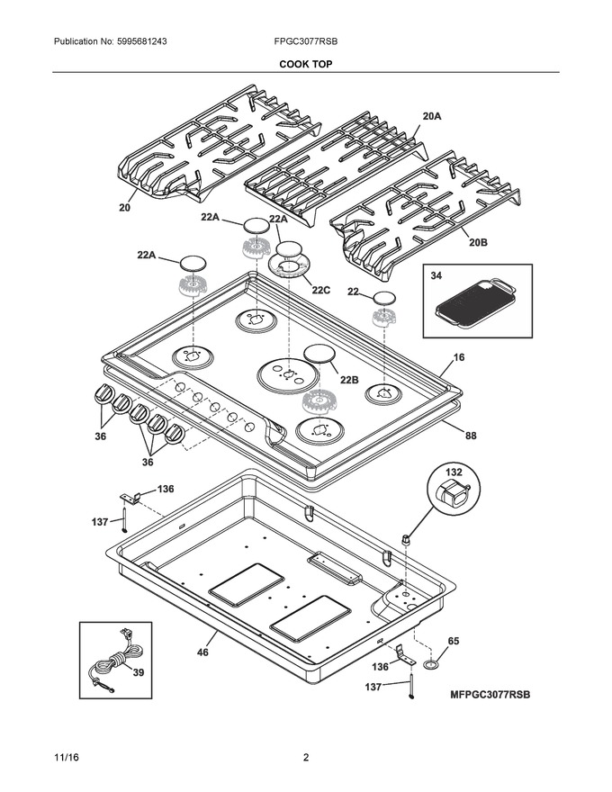 Diagram for FPGC3077RSB