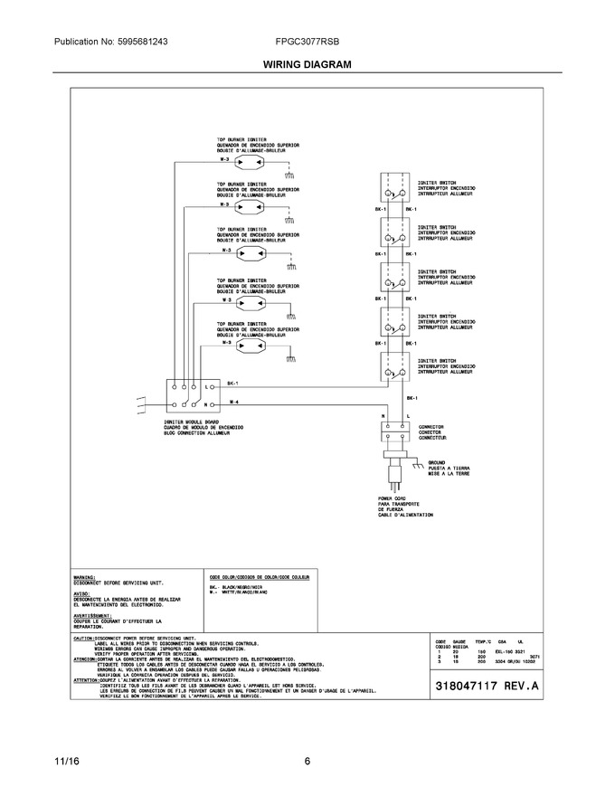 Diagram for FPGC3077RSB