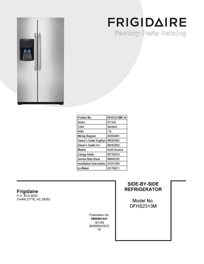 Diagram for DFHS2313MFJA