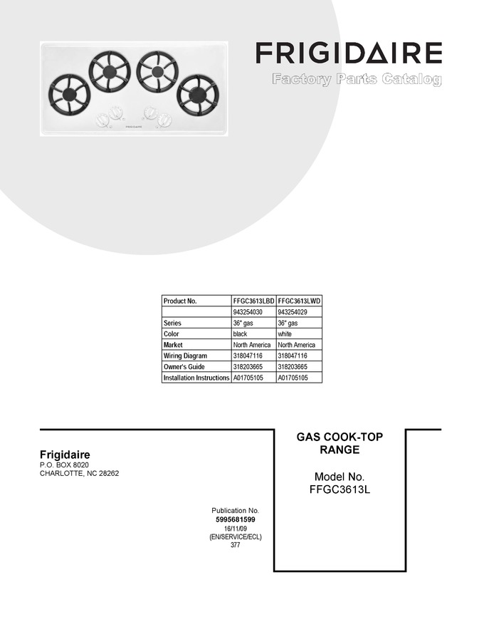 Diagram for FFGC3613LWD
