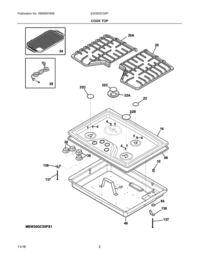 Diagram for EW30GC55PS1