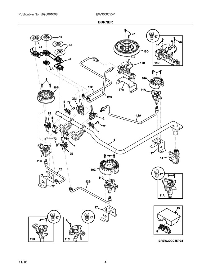 Diagram for EW30GC55PS1