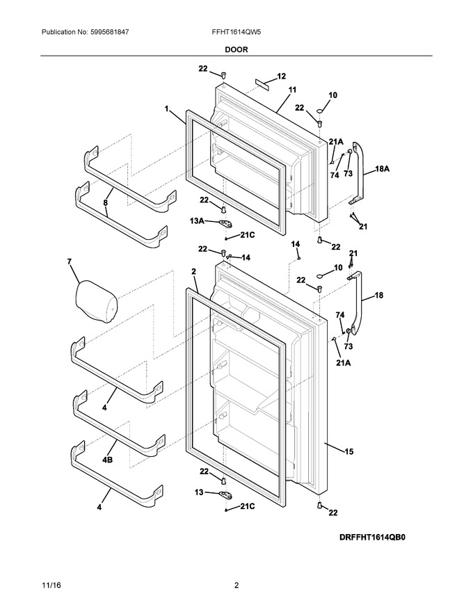 Diagram for FFHT1614QW5