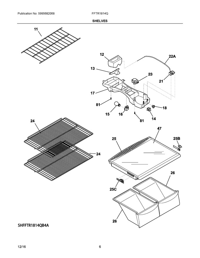 Diagram for FFTR1814QW8B