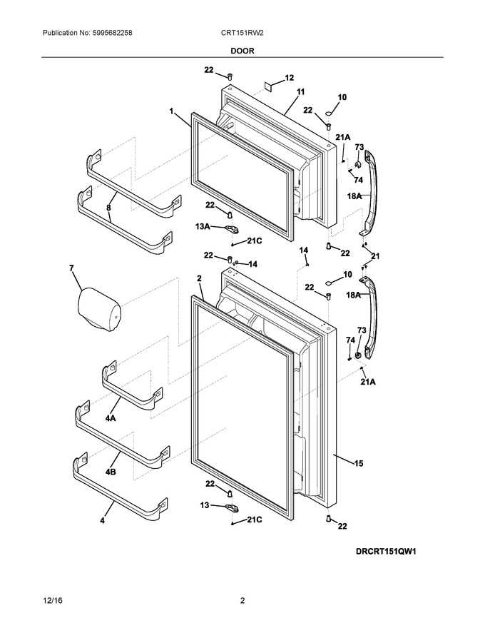 Diagram for CRT151RW2