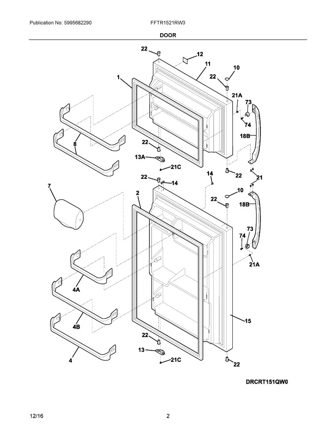 Diagram for FFTR1521RW3