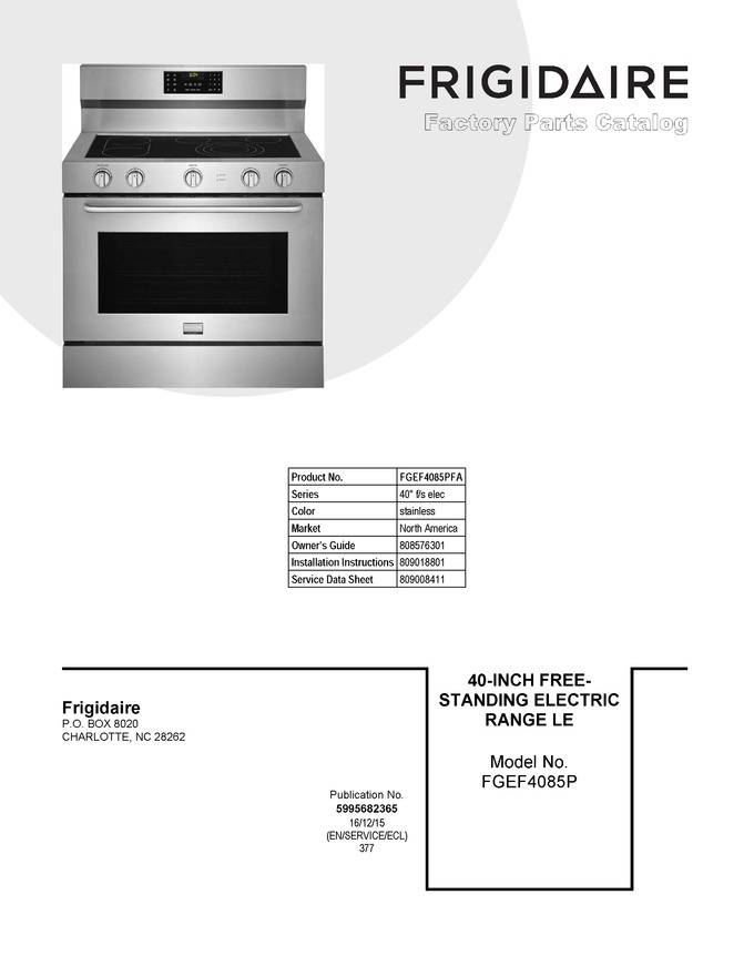 Diagram for FGEF4085PFA