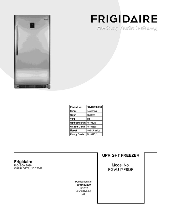 Diagram for FGVU17F8QFC
