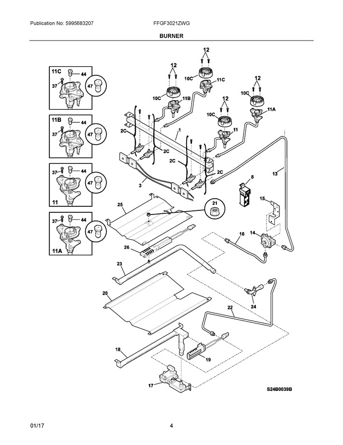 Diagram for FFGF3021ZWG