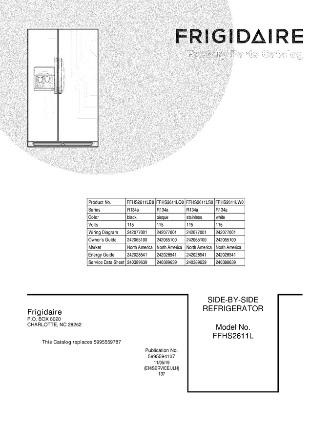 Diagram for FFHS2611LQ0