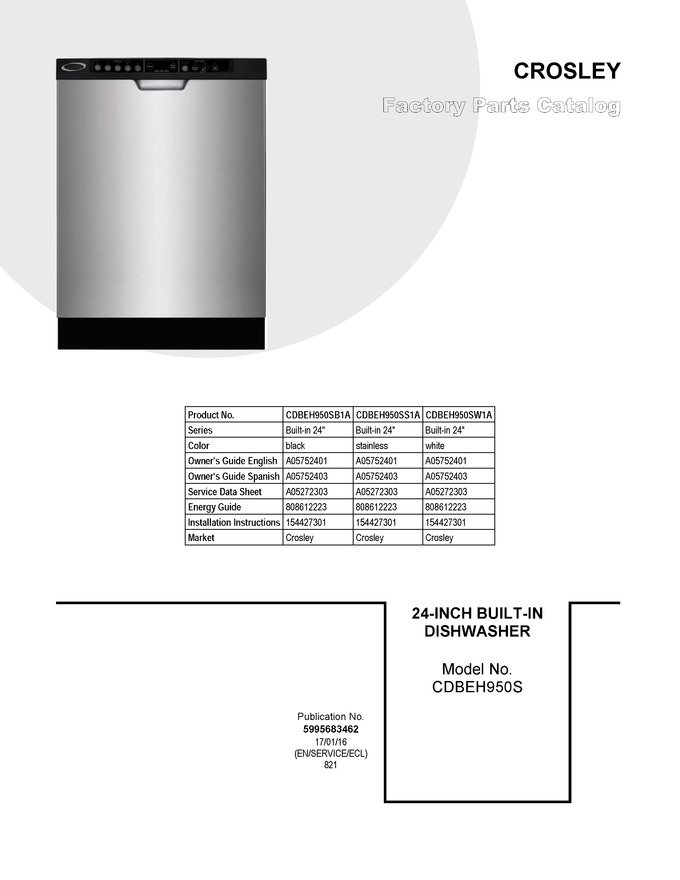 Diagram for CDBEH950SW1A