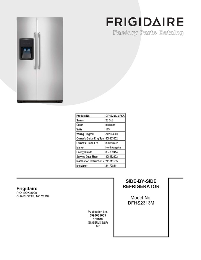Diagram for DFHS2313MFKA