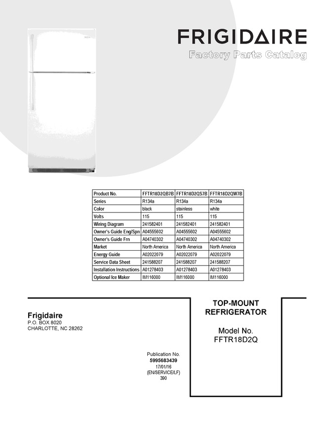 Diagram for FFTR18D2QW7B