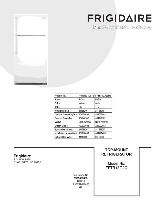 Diagram for FFTR18G2QW7B