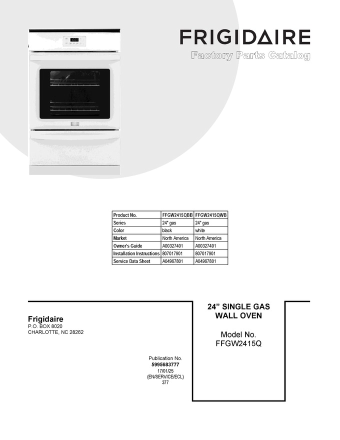 Diagram for FFGW2415QBB