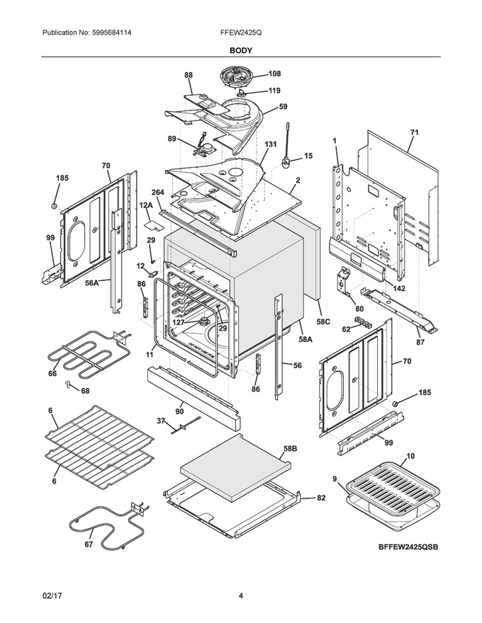 Diagram for FFEW2425QBB