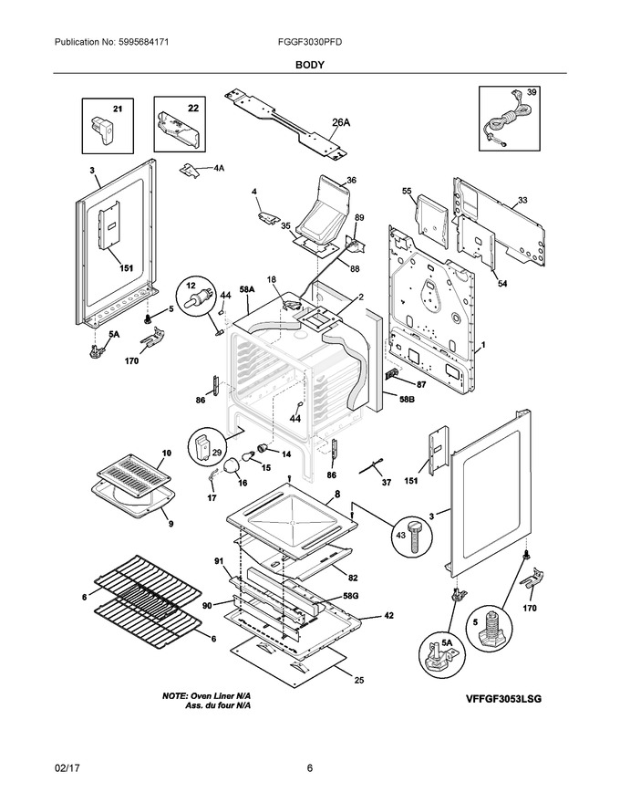 Diagram for FGGF3030PFD