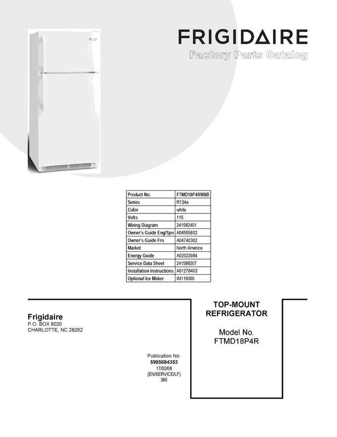 Diagram for FTMD18P4RW8B